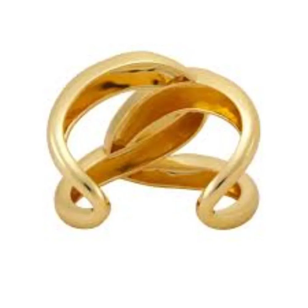 Michael Kors 14K Gold Statement Curb Link Cuff Bracelet